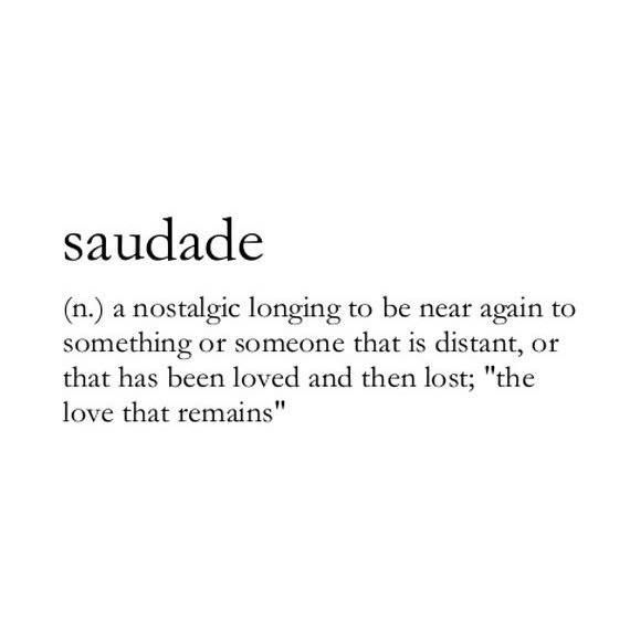 saudade